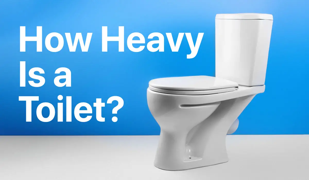 How heavy is a toilet?