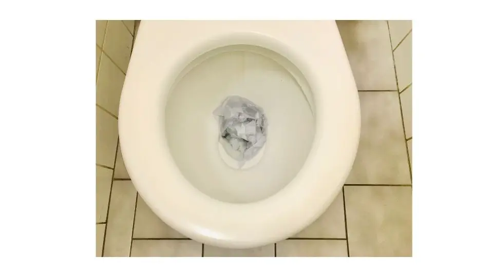can toilet paper clog a toilet